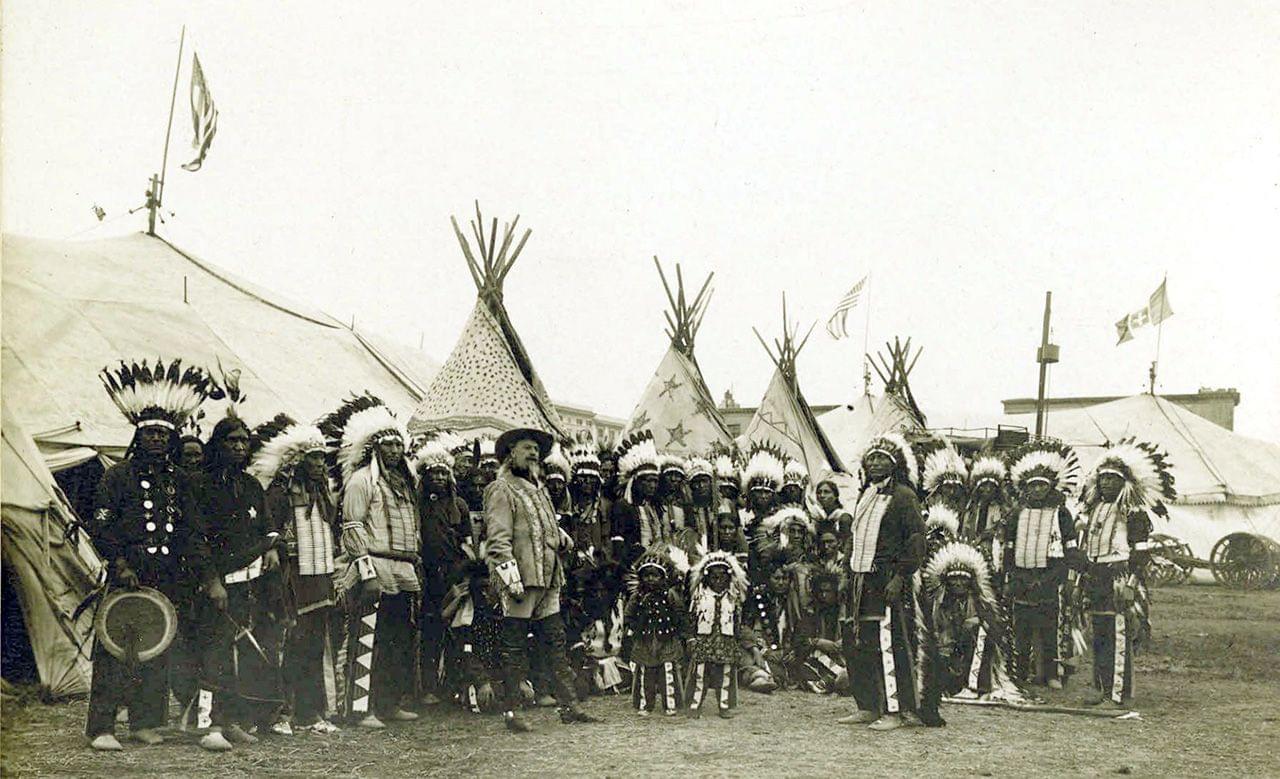 Wild West Show v Itálii v roce 1890. Zdroj: Wikimedia Commons