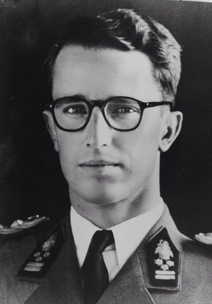Belgický král Baudoin I. v roce 1960. Zdroj: Wikimedia Commons