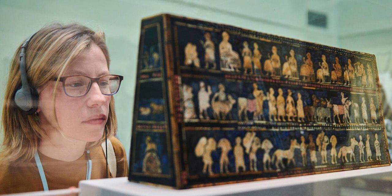 Standarta z Uru je dnes vystavena v Britském muzeu v Londýně. Zdroj: Britishmuseum.org